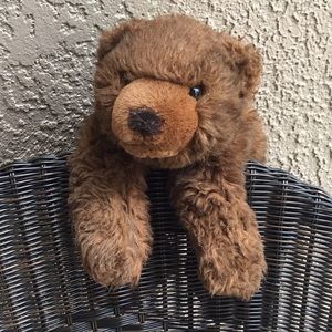 Russ Berrie Great Grizzly Bear plush | Brown | Medium size 16” | Soft Vintage